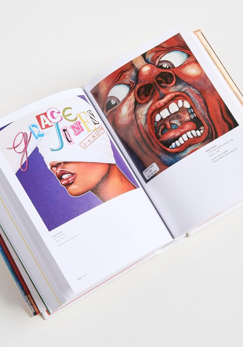 1000 record covers book open