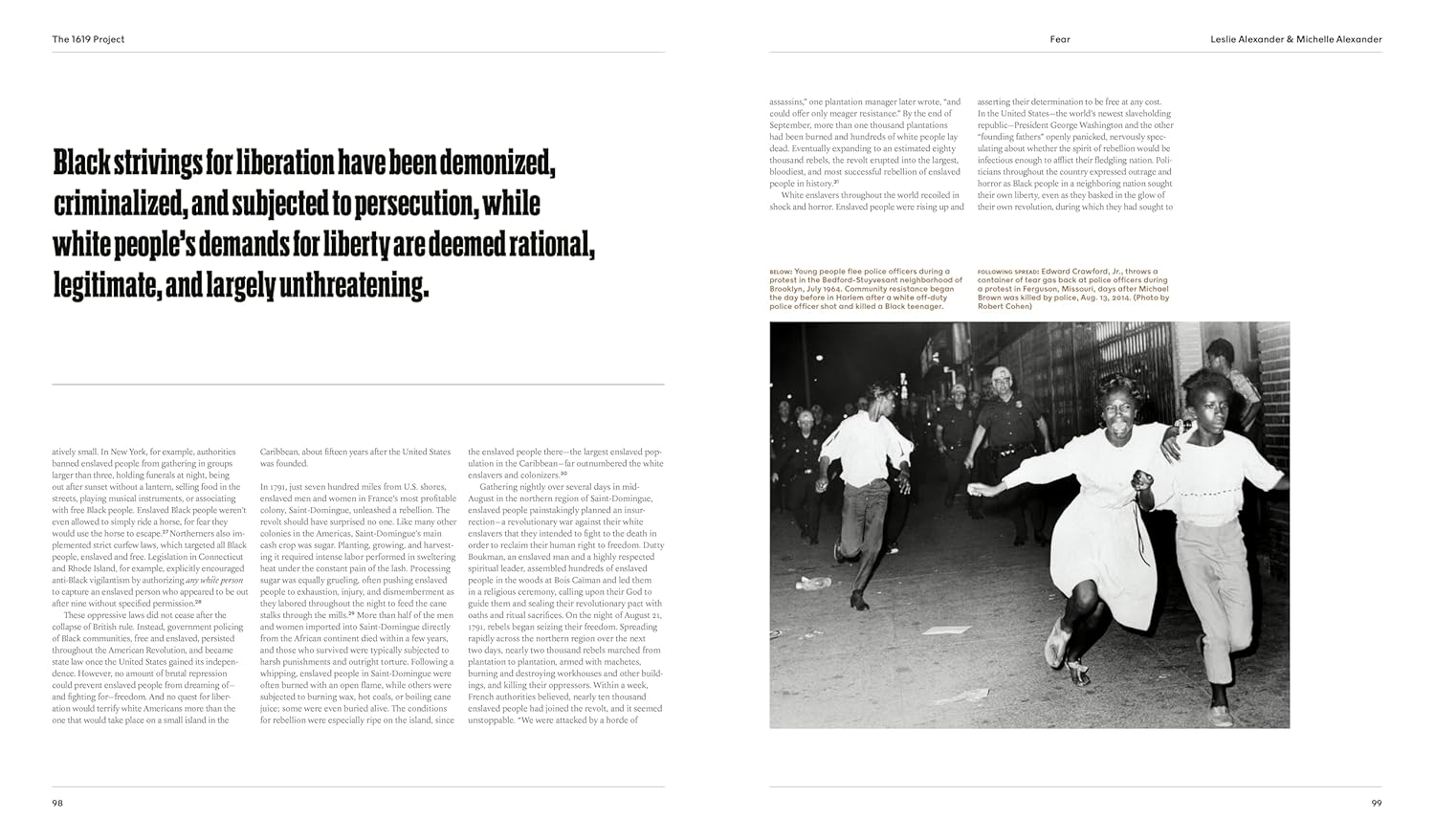 The 1619 Project: A Visual Experience book inside