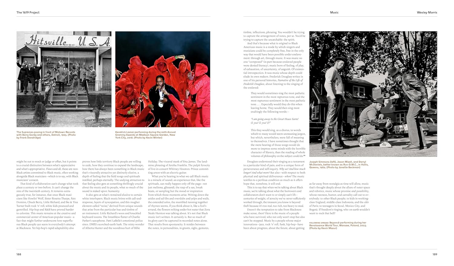 The 1619 Project: A Visual Experience book inside