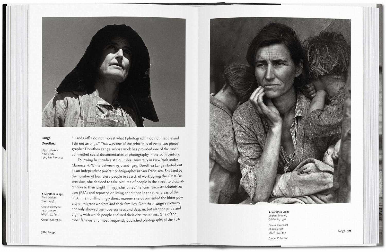 20th Century Photography book inside