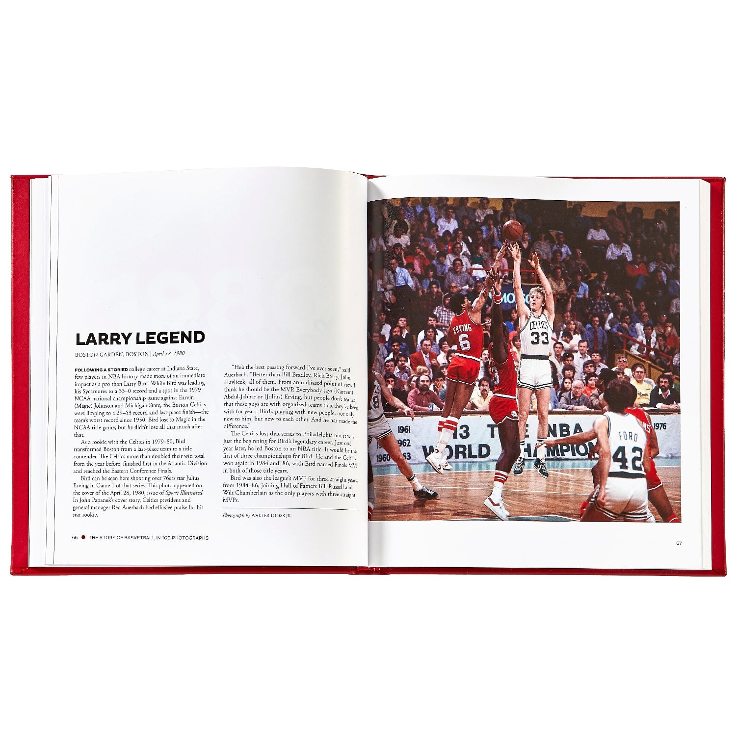 The Story of Basketball in 100 Photographs book inside