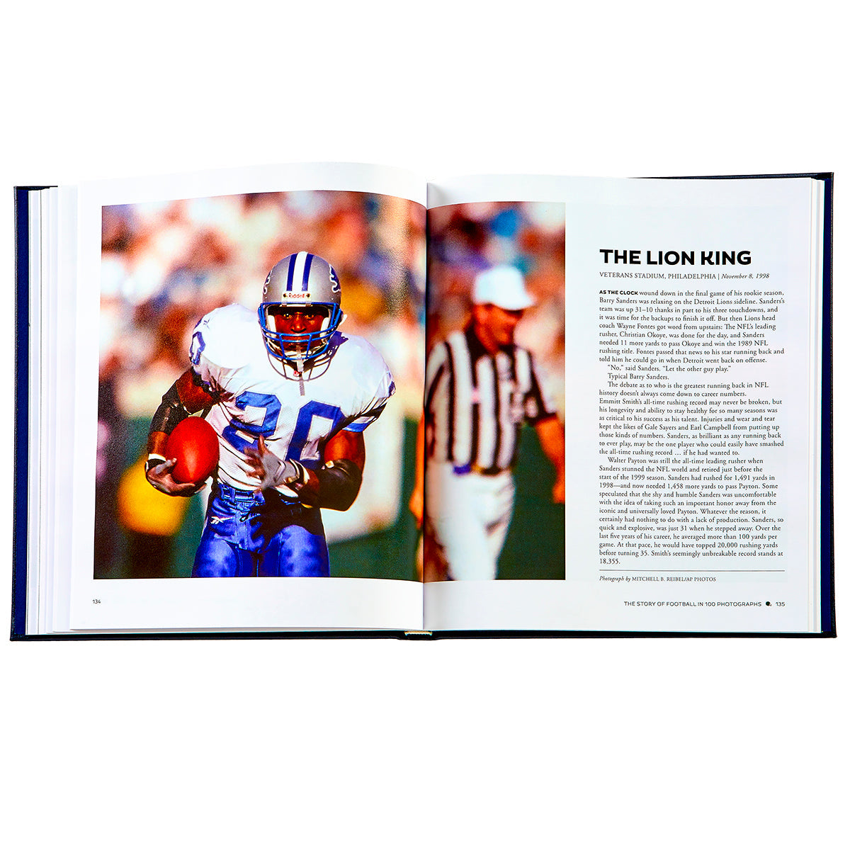 The Story of Football in 100 Photographs book inside