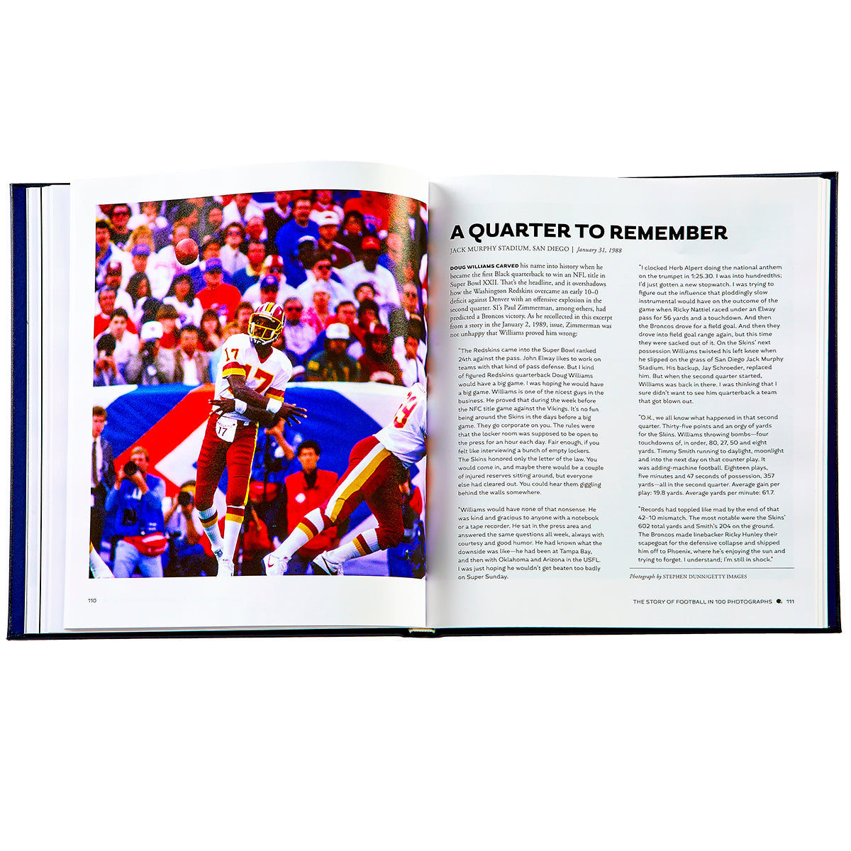 The Story of Football in 100 Photographs book inside