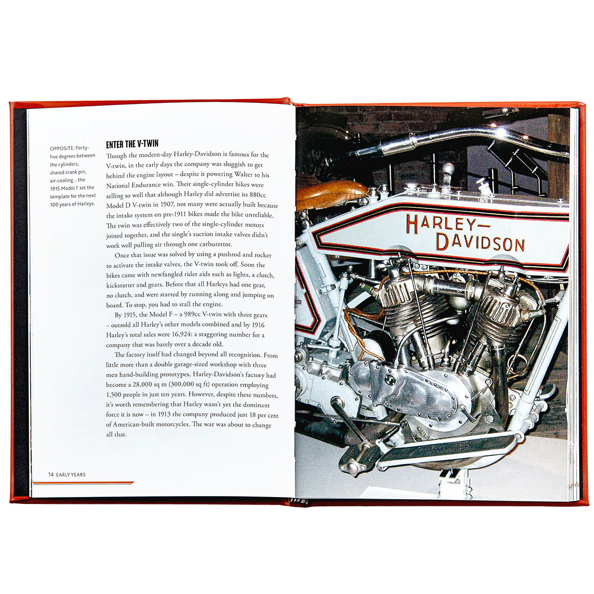 The Story of Harley-Davidson book inside