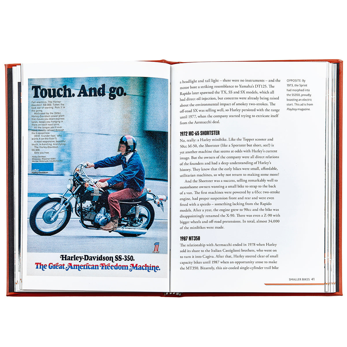 The Story of Harley-Davidson book inside