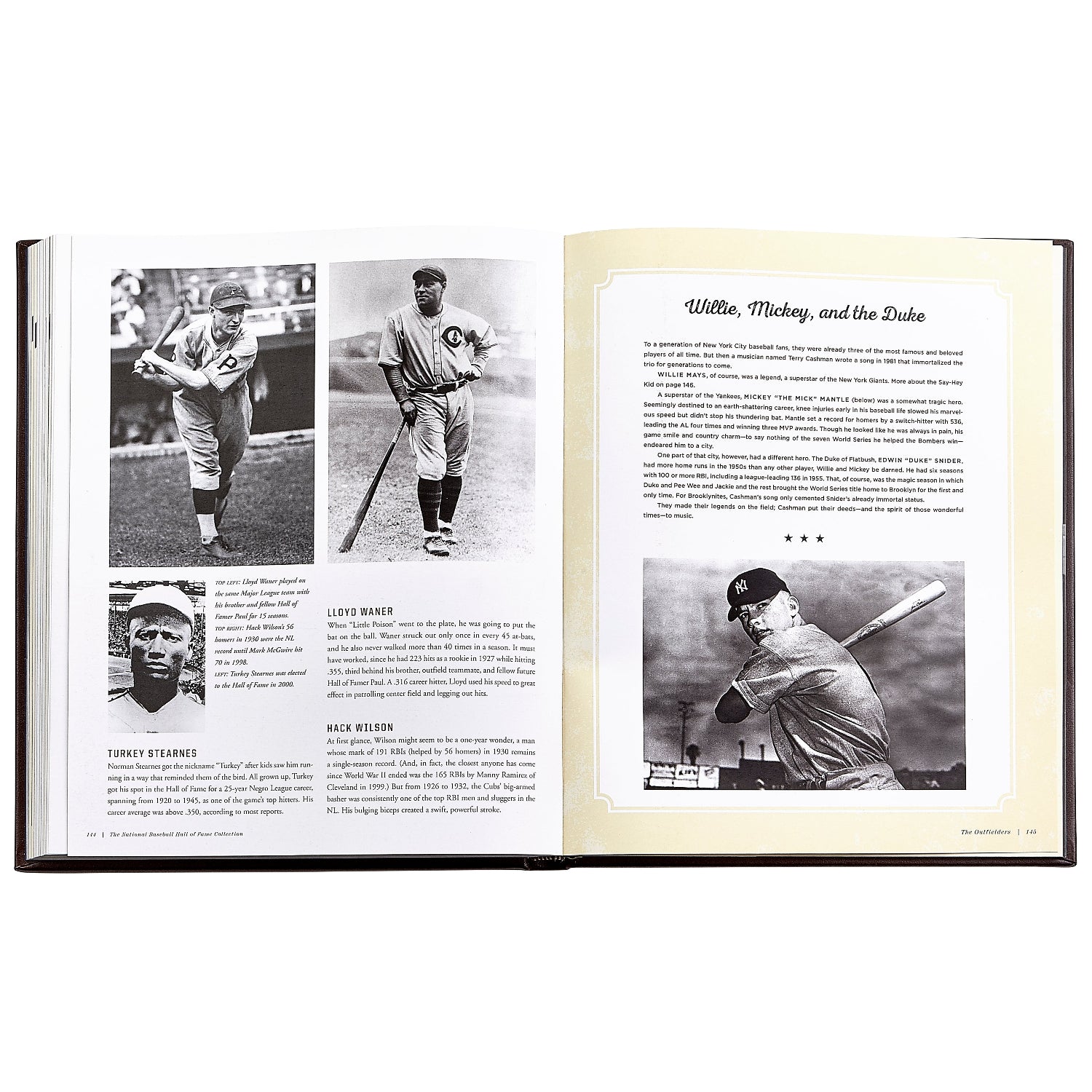 National Baseball Hall of Fame book inside