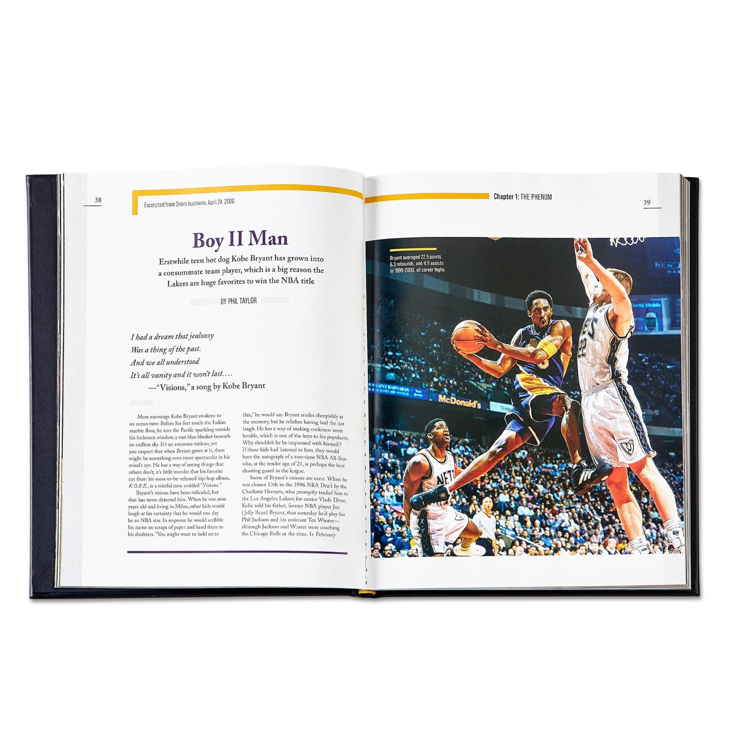 Kobe Bryant: A Tribute to a Basketball Legend book inside