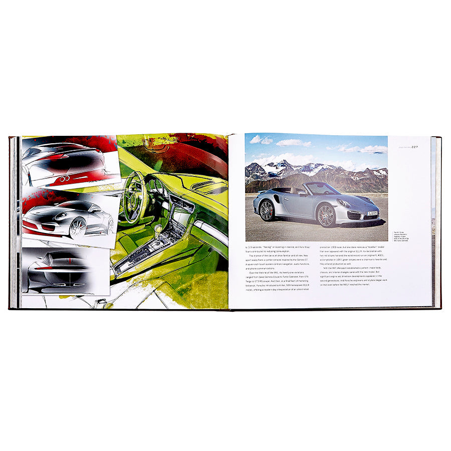 Porsche 70 Years book inside