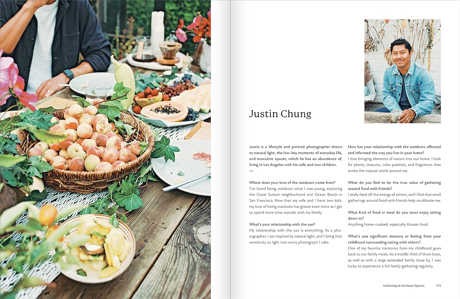 Al fresco book inside