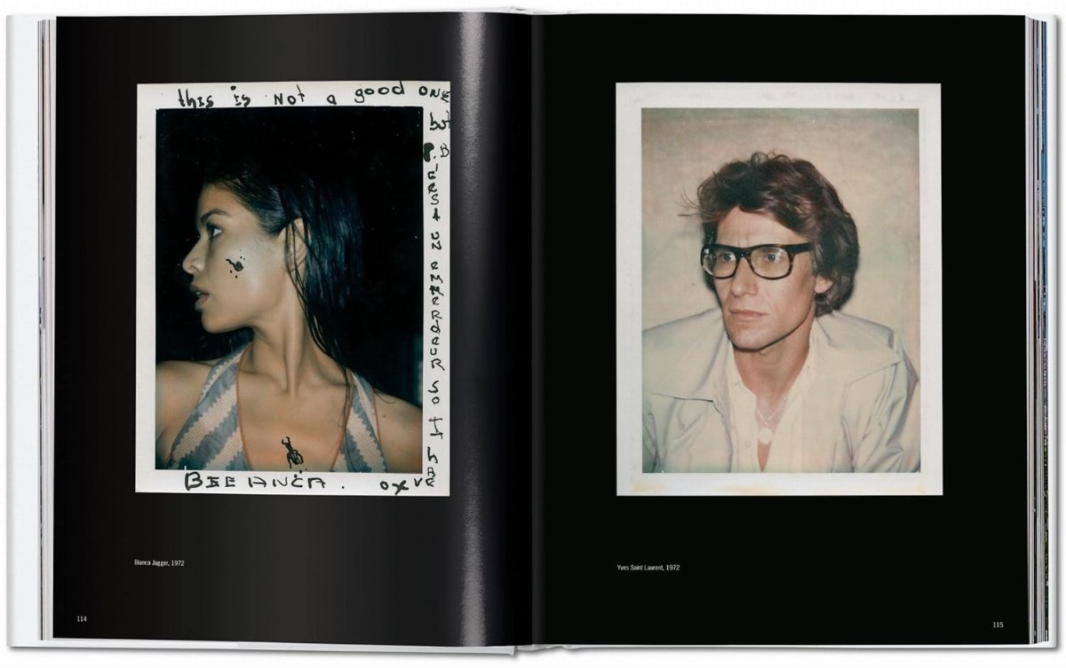 Andy warhol polaroids book inside