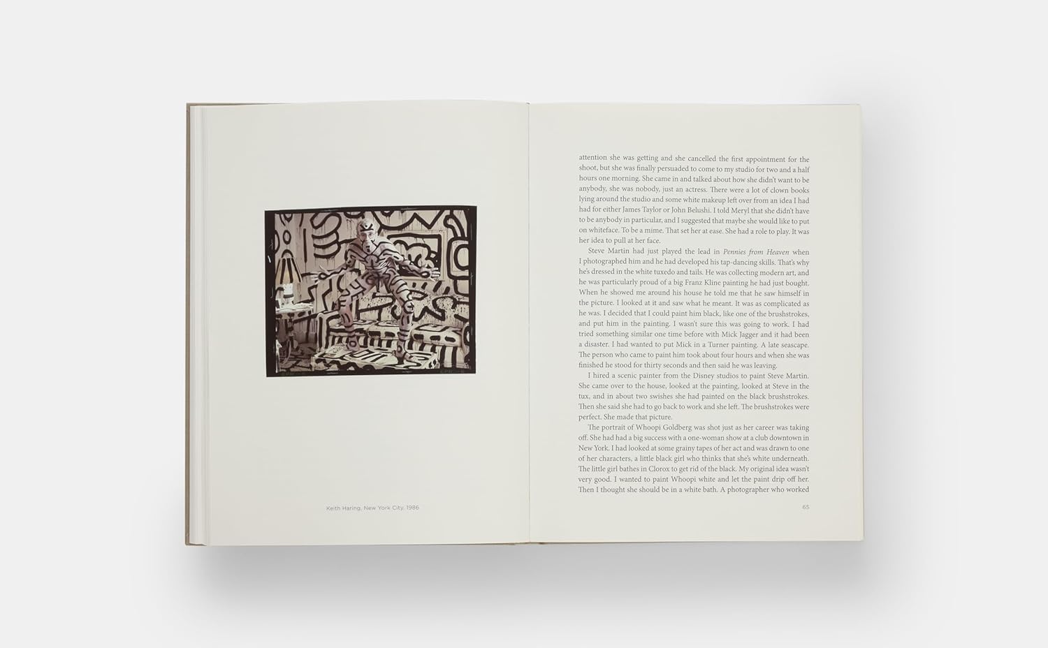 Annie Leibovitz at Work book inside