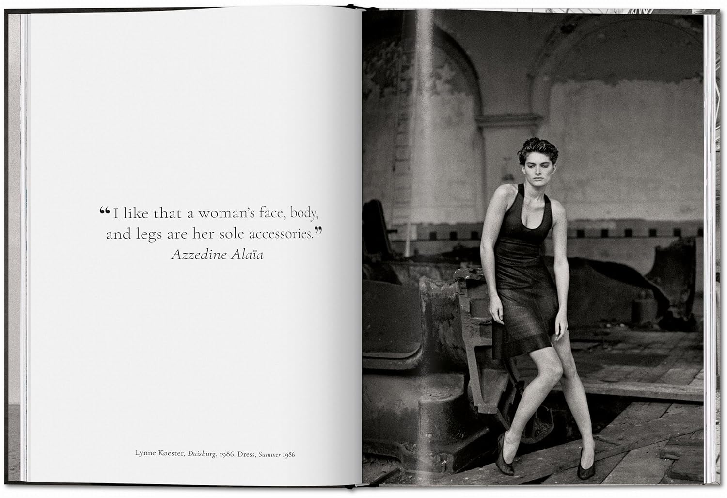 Azzedine Alaia book inside