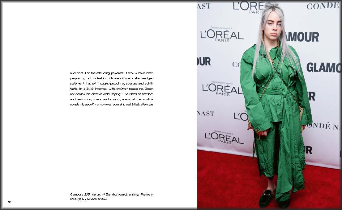 Billie Eilish and the Clothes She Wears book inside
