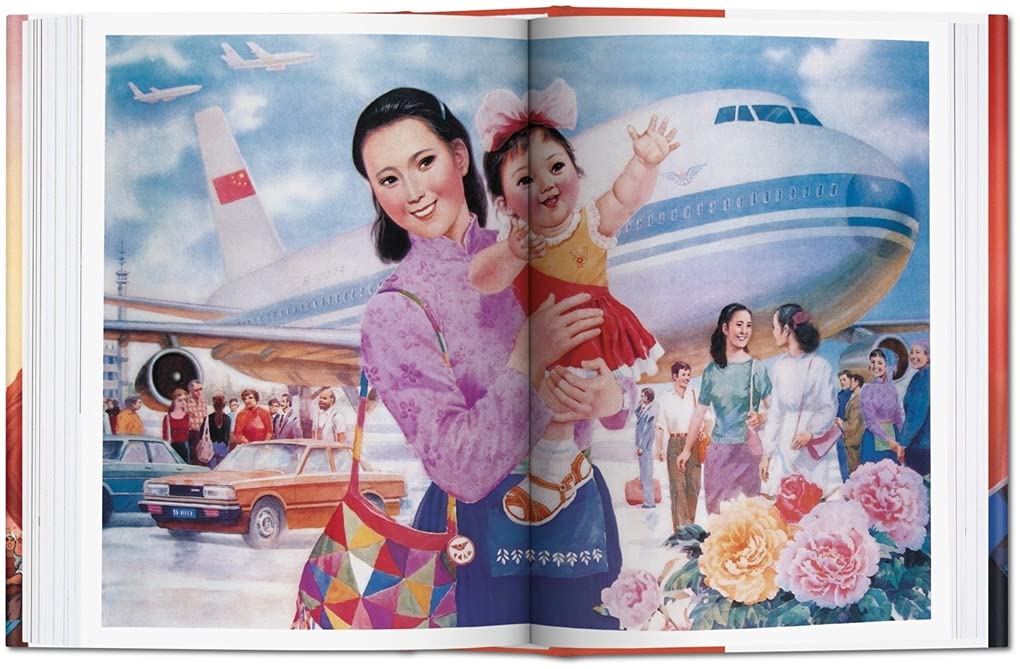 Chinese propaganda posters book inside