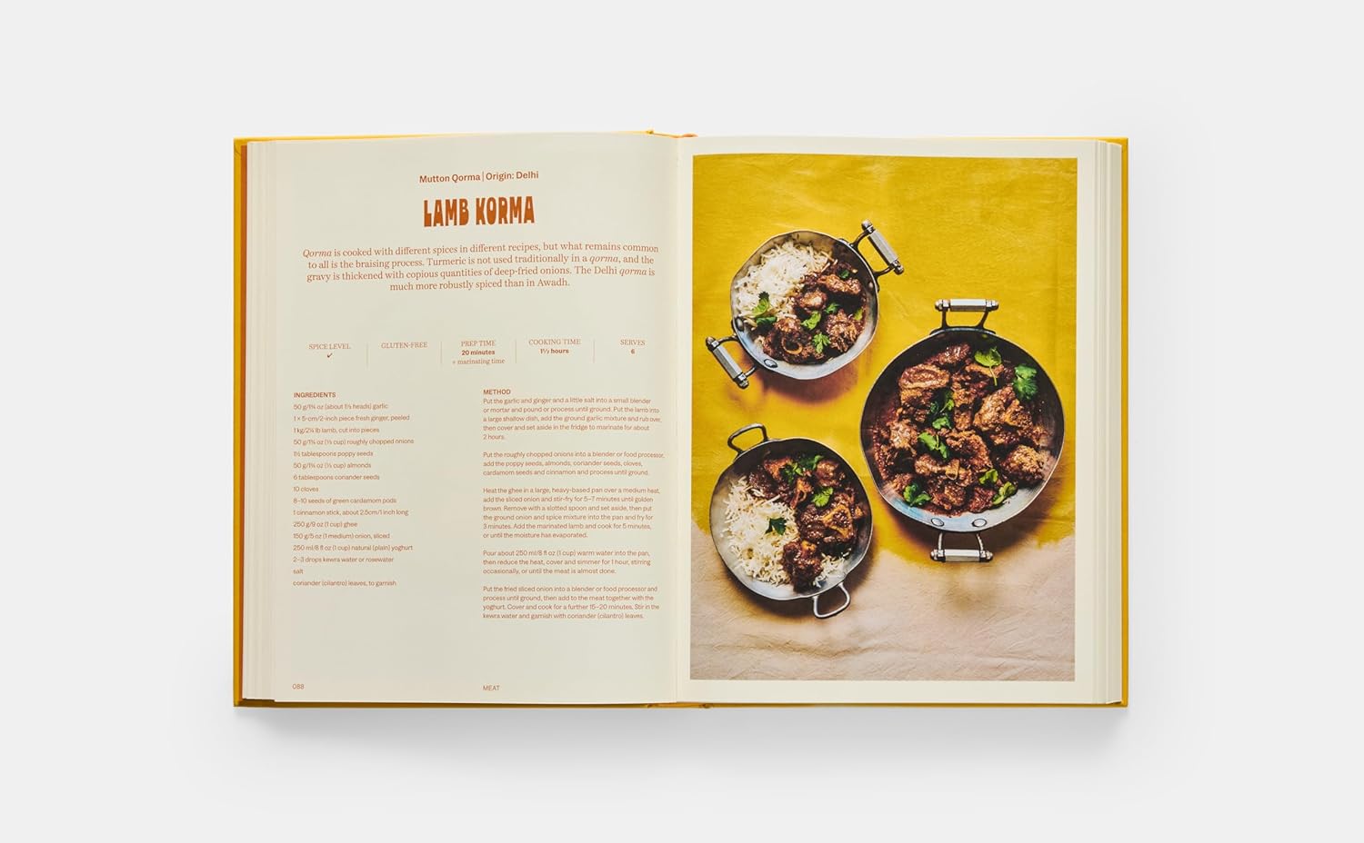 Classic Indian Recipes book inside
