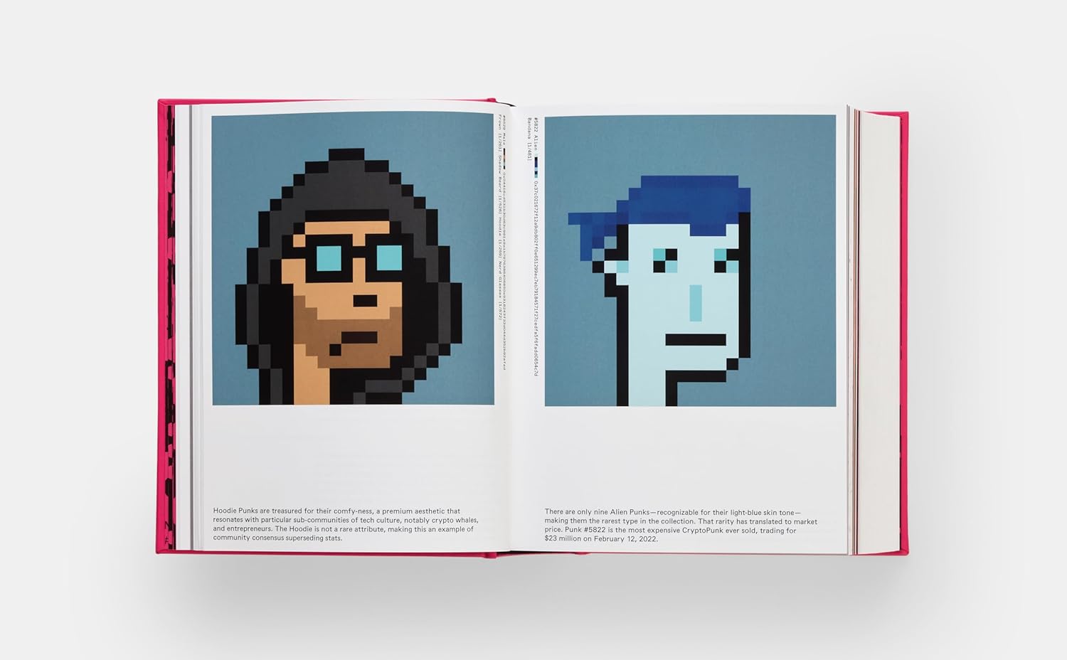 Cryptopunks: Free to Claim book inside