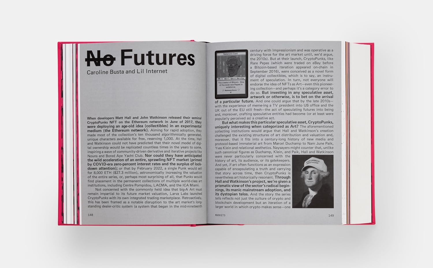 Cryptopunks: Free to Claim book inside