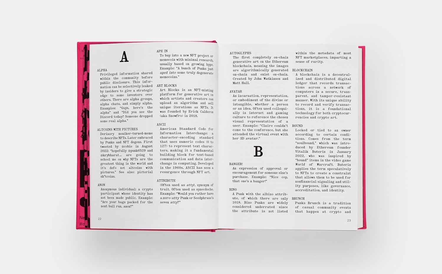 Cryptopunks: Free to Claim book inside