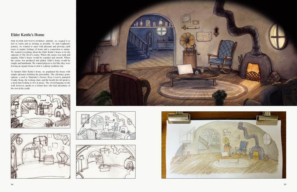 Cuphead book inside