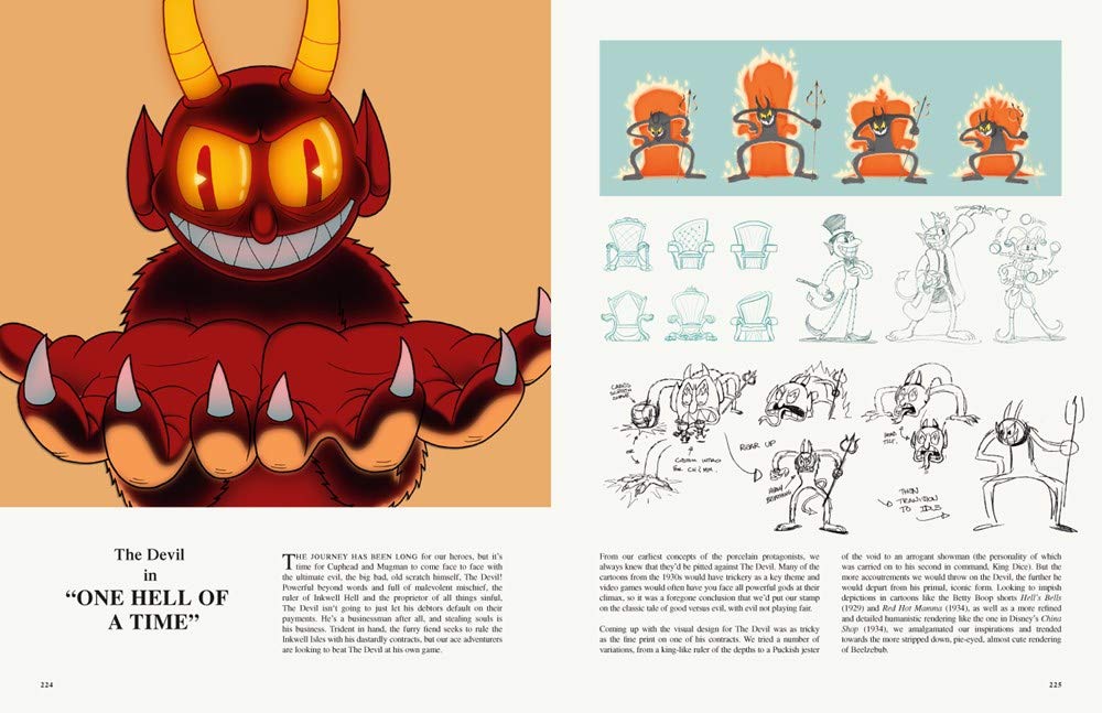 Cuphead book inside
