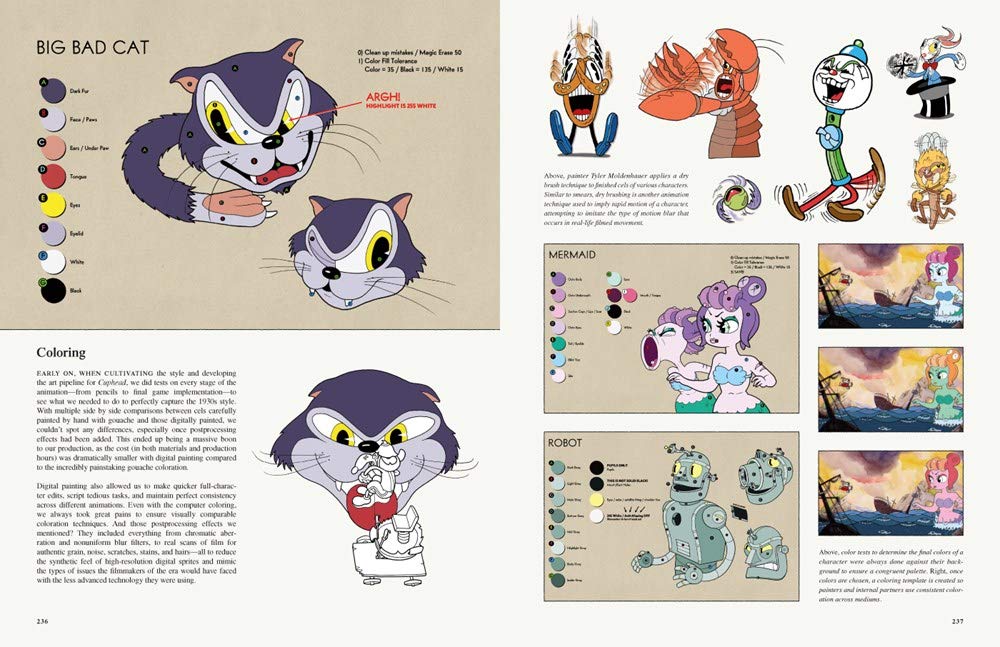 Cuphead book inside