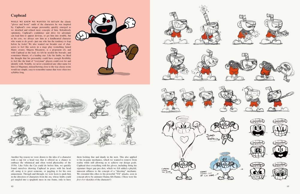 Cuphead book inside