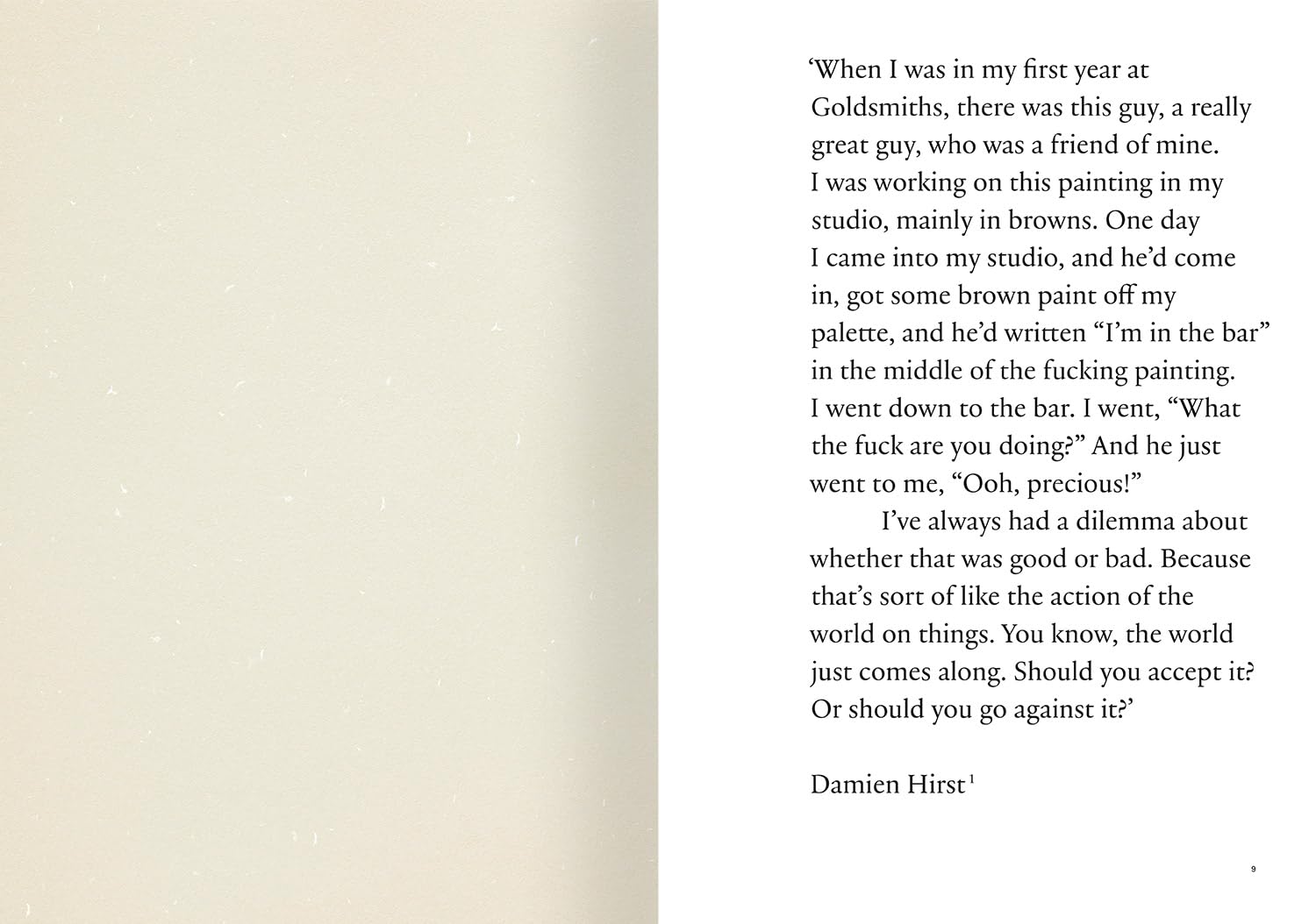 Damien Hirst: Reverence, Revelation, Devotion book inside