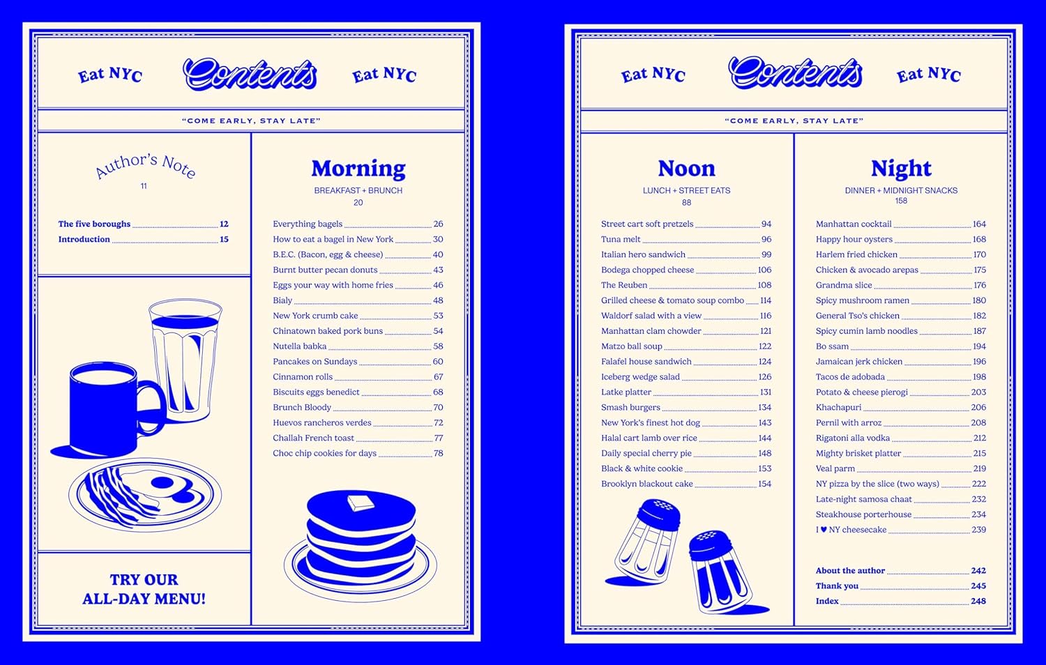 Eat NYC book inside