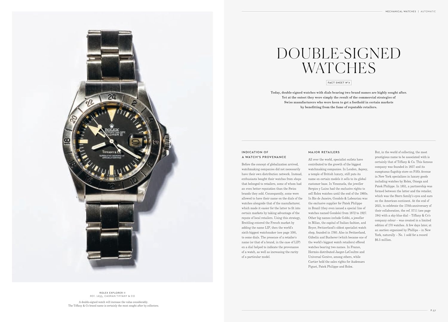 Exceptional Watches book inside