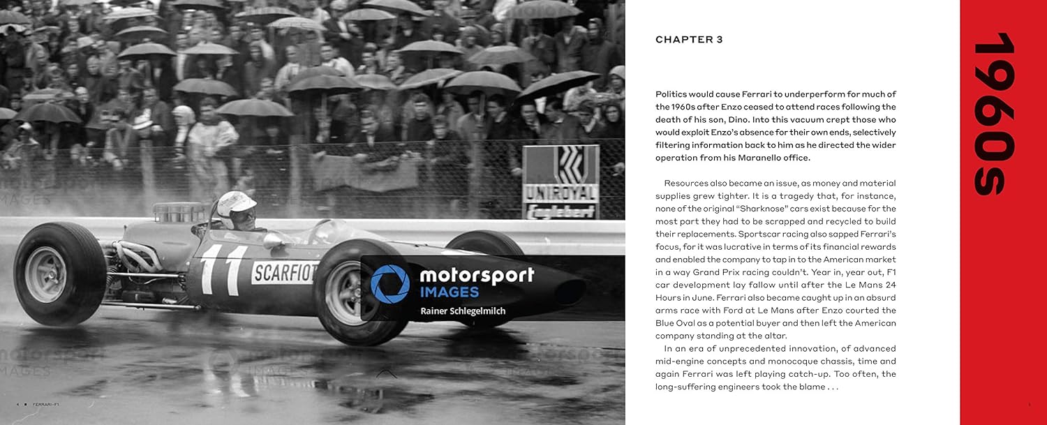 Ferrari formula 1 car by car book inside