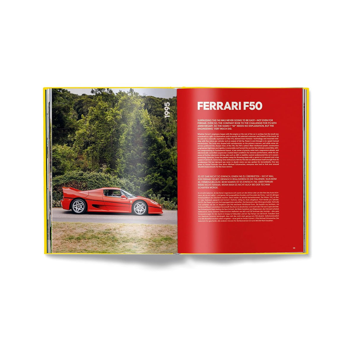 Ferrari Milestones book inside