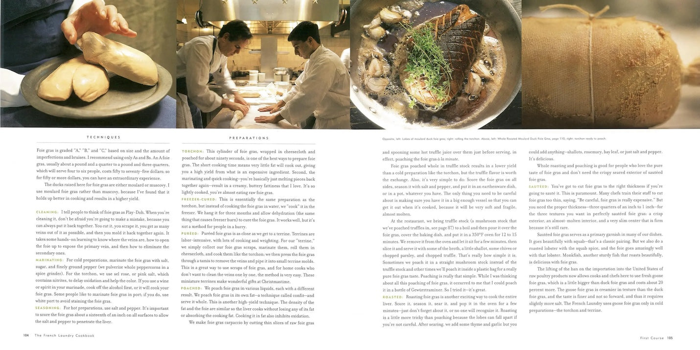 The French Laundry Cookbook inside
