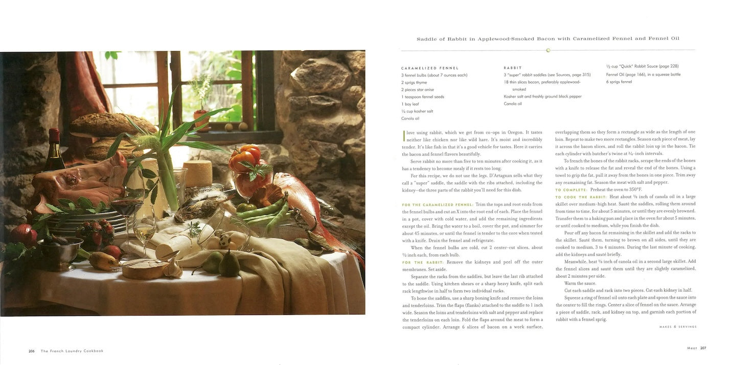 The French Laundry Cookbook inside