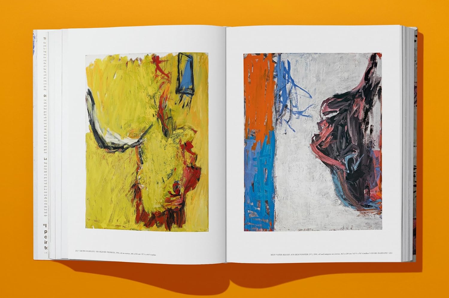 Georg Baselitz book inside