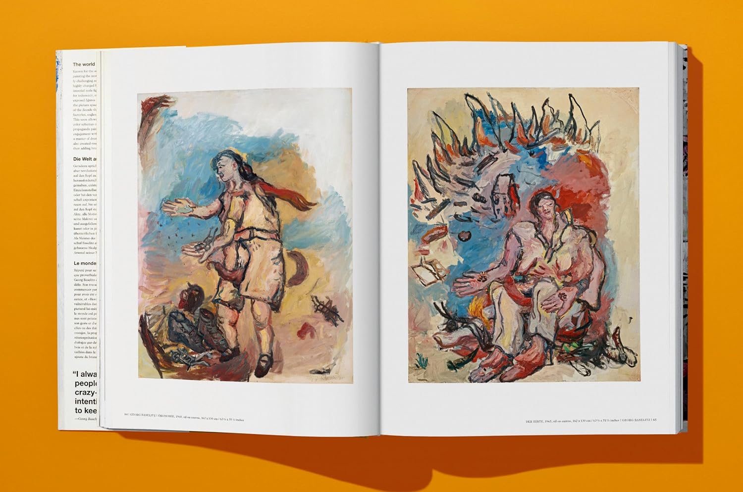 Georg Baselitz book inside
