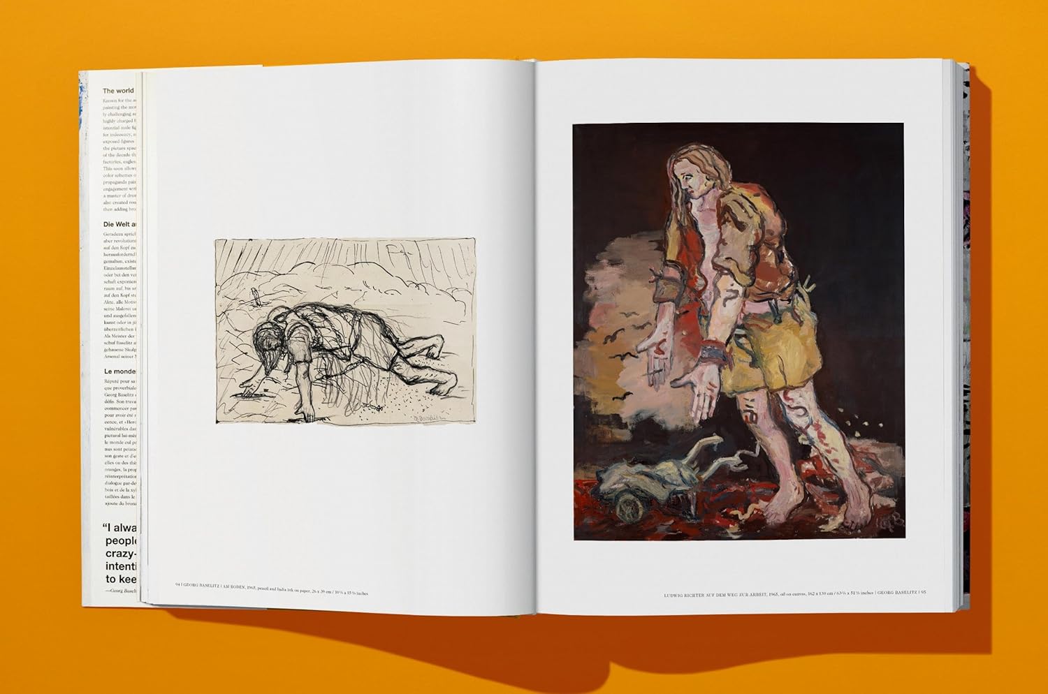 Georg Baselitz book inside