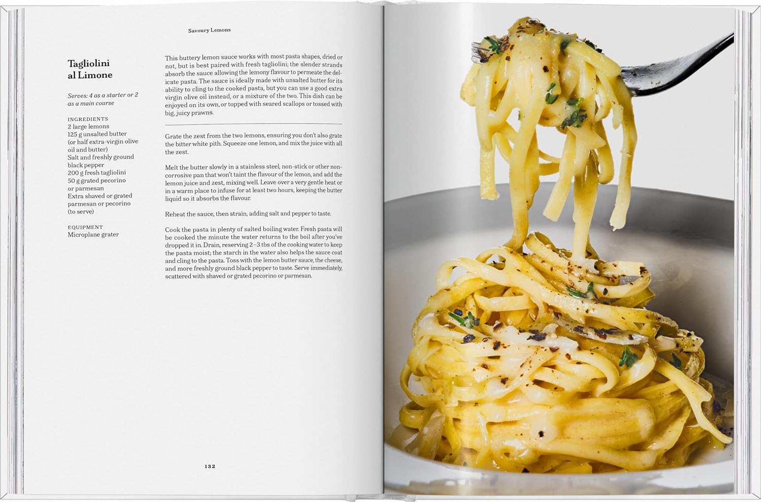 The Gourmand's Lemon book inside