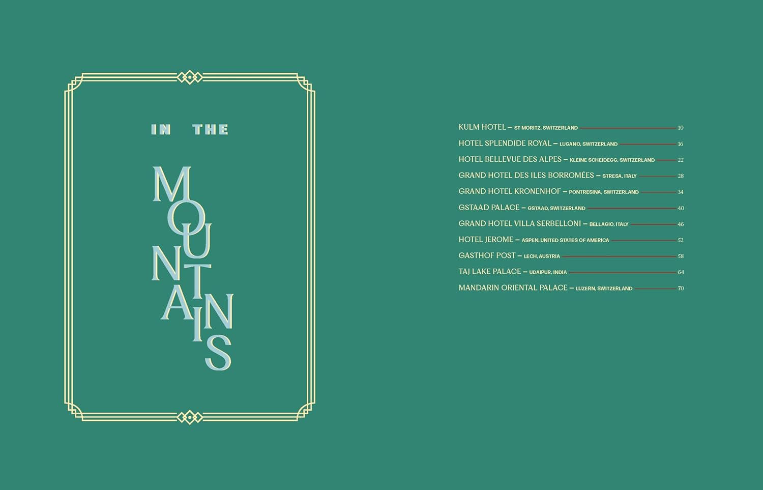 Grand Hotels of the World book inside