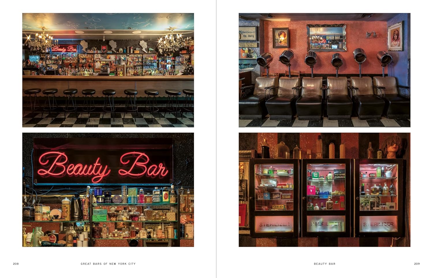 Great Bars of New York City book inside