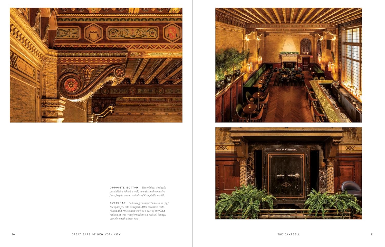 Great Bars of New York City book inside