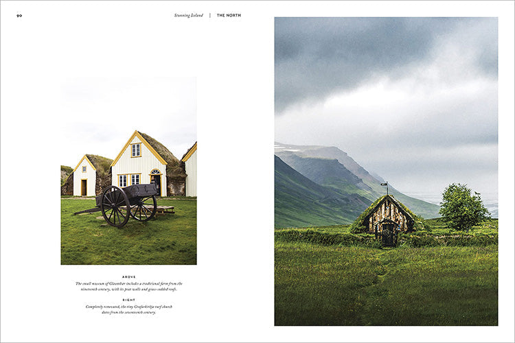 Hedonists guide stunning iceland book open