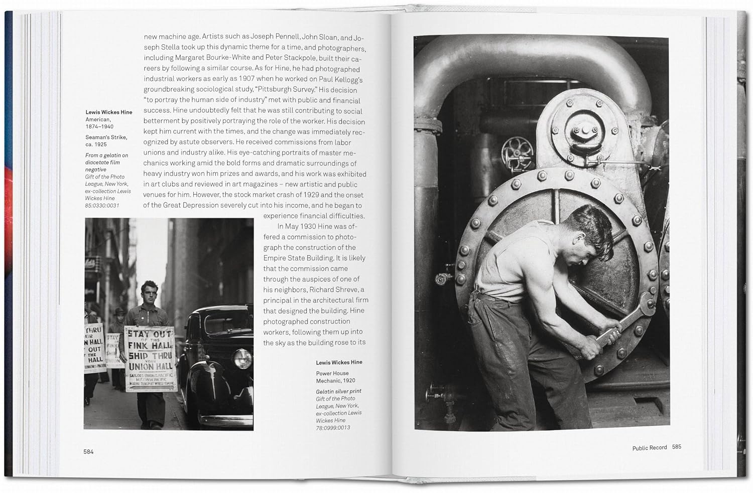 A History of Photography book inside