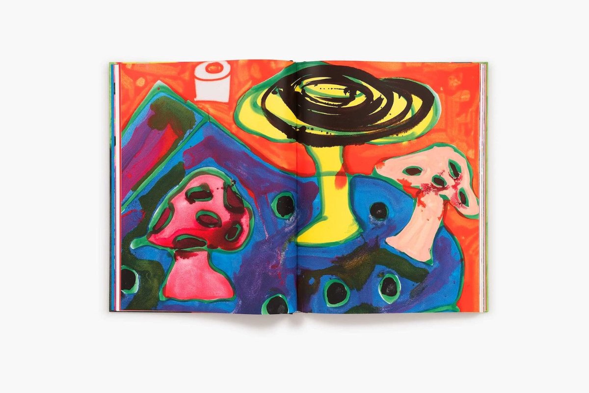 Katherine bernhardt mushroom shower book inside