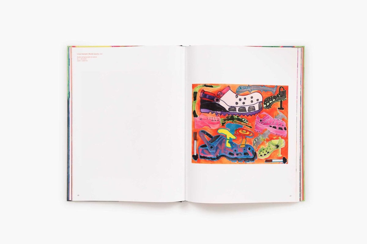 Katherine bernhardt mushroom shower book inside