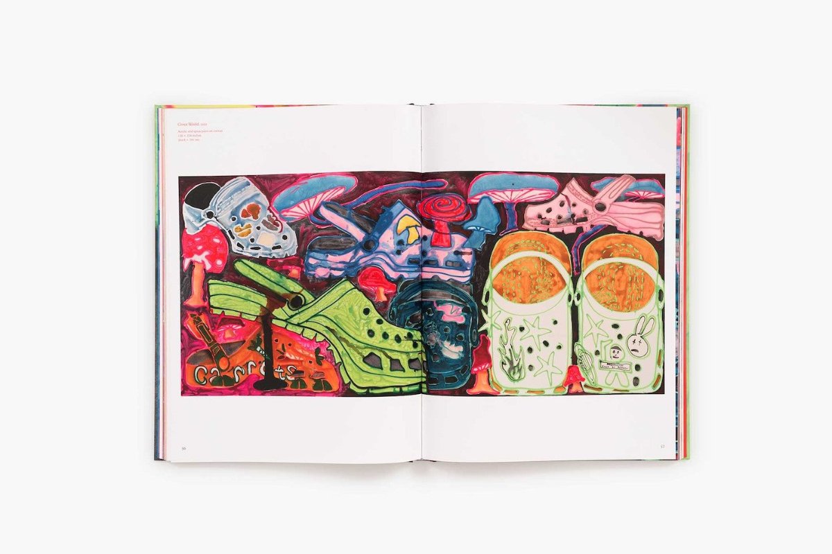 Katherine bernhardt mushroom shower book inside