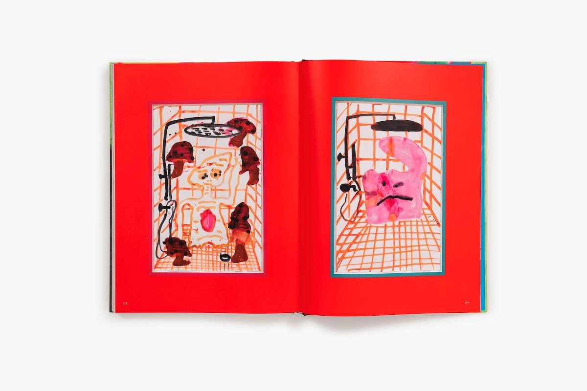 Katherine bernhardt mushroom shower book inside