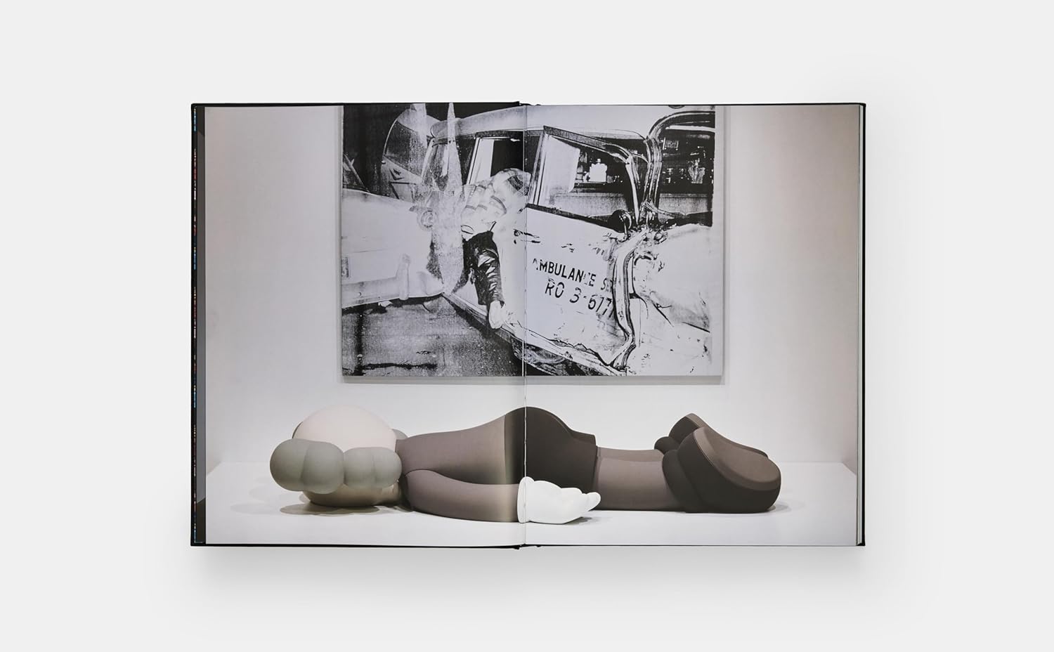 Kaws + Warhol book inside