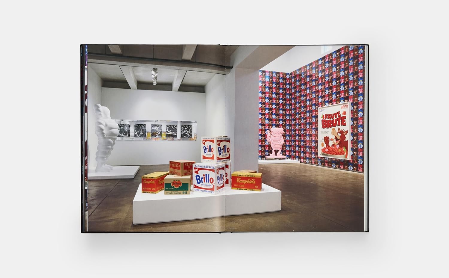 Kaws + Warhol book inside