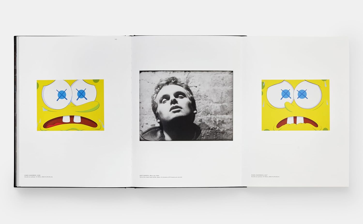 Kaws + Warhol book inside