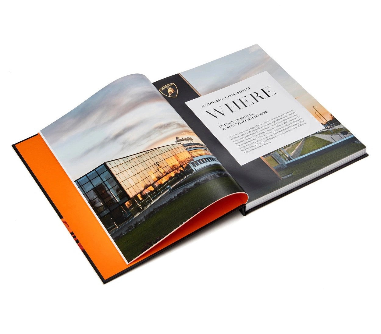 Lamborghini book inside